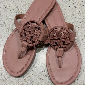 Tory Burch Blush Pink Thong Sandals